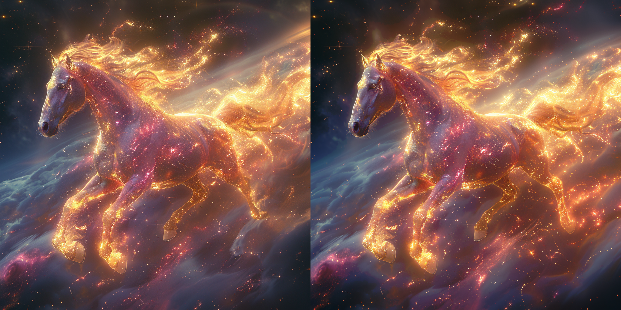 Galaxy Horse Artwork