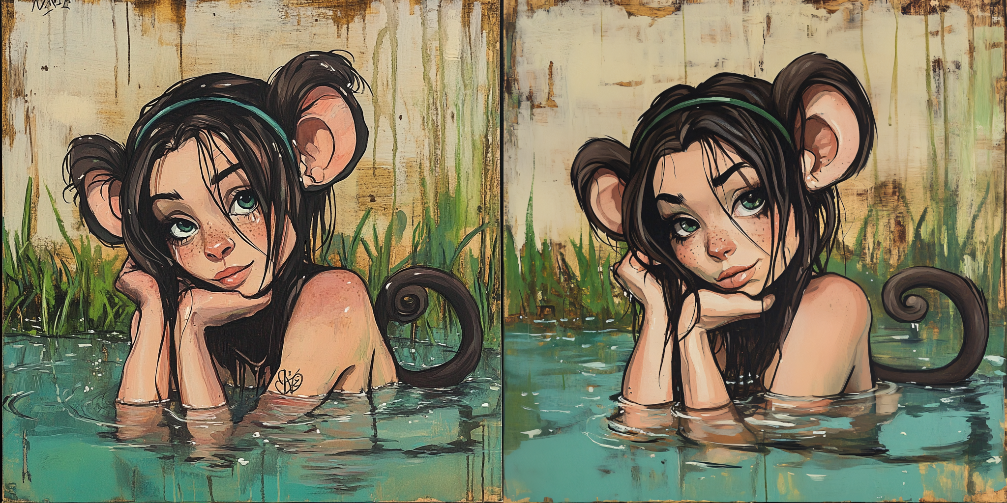 Monkey Girl Artwork