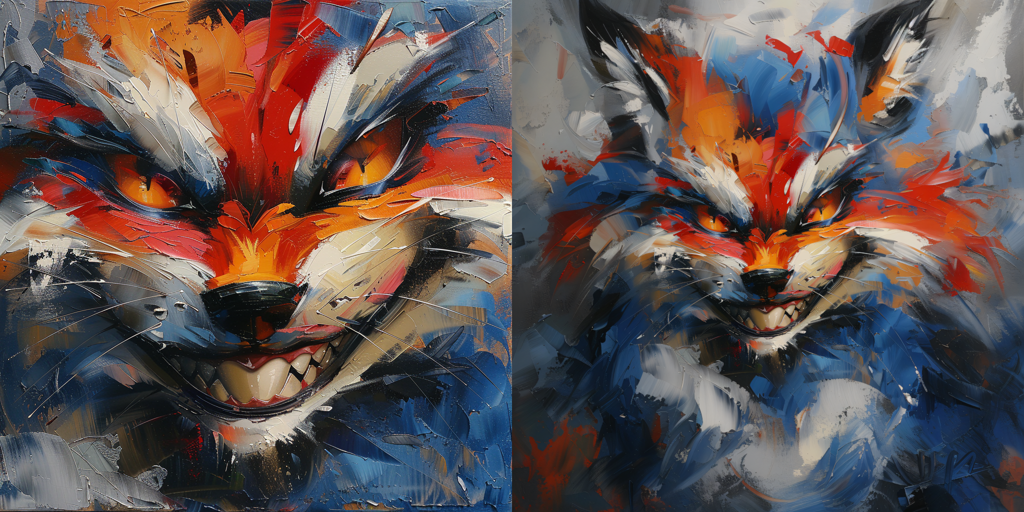 Psychopath Fox Artwork